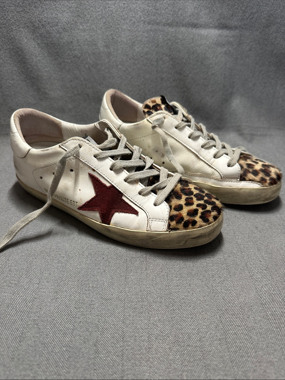 Golden Goose Superstar Leopard Pony Hair 37